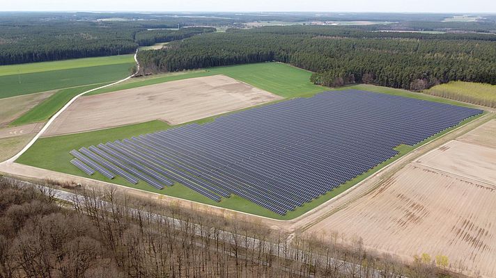 Il parco solare di Kammerstein fornirà il due per cento dell'elettricità richiesta dalle sedi Schaeffler in Germania