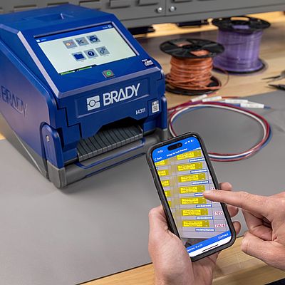BradyPrinter i4311: Stampa di etichette industriali senza cavi