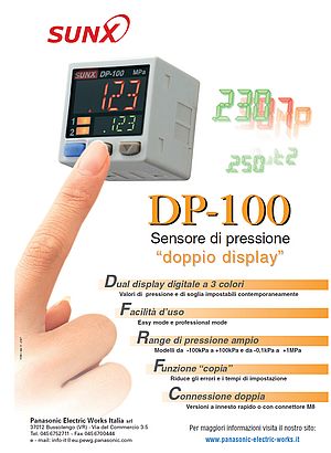 Sensore di pressione doppio display