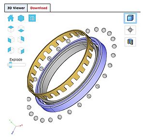 Visualizzatore modello 3D CAD