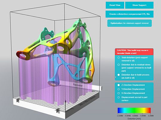 Software per stampanti 3D per DMLS