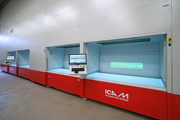 Strumentazione Industriale ha automatizzato il processo di allestimento ed evasione ordini grazie ai magazzini verticali multi-colonna SILO² di ICAM