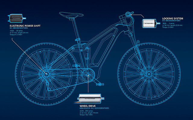 Faulhaber sviluppa soluzioni per biciclette elettriche