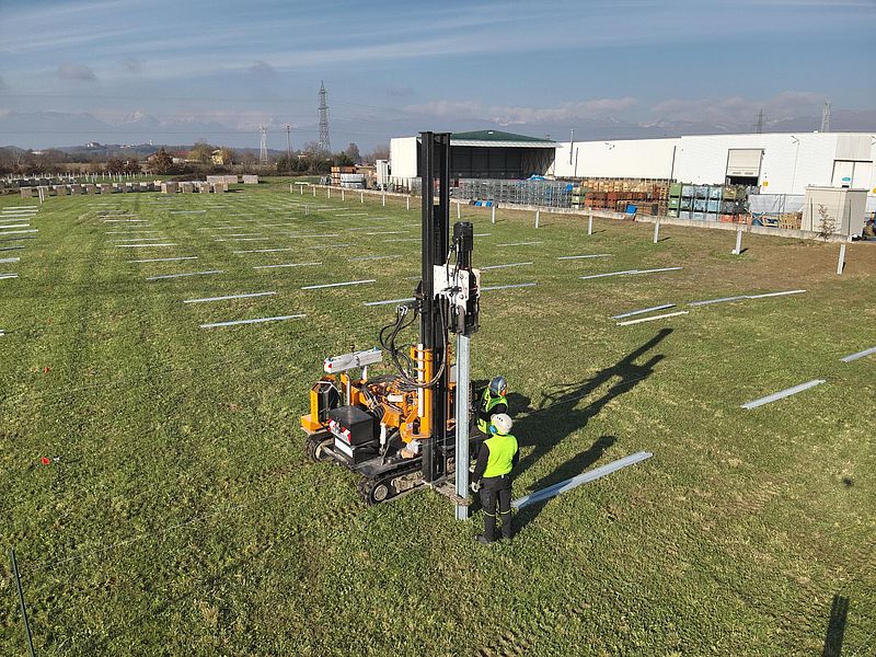 Impianto fotovoltaico a terra
