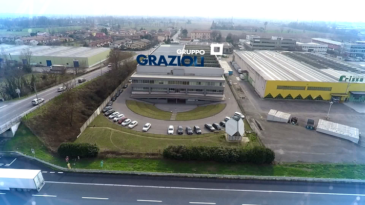 L'attuale sede di Dega & Grazioli, in via Cacciamali 52 a Brescia