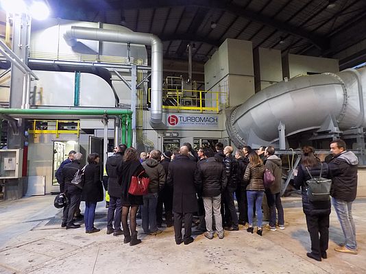 La visita alla centrale di cogenerazione SEA Energia dell’Aeroporto di Malpensa ha viste coinvolte più di 60 persone. Un’opportunità unica concessa a tutti i partecipanti alla conferenza che hanno deciso di fermarsi fino a fine giornata