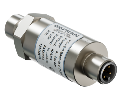 La gamma Gefran di soluzioni IO-Link si arricchisce anche della sonda di pressione industriale KS, dotata di interfaccia IO-Link 1.1