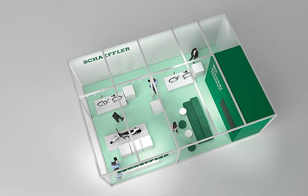 Lo stand Schaeffler sarà articolato in tre esposizioni principali, ciascuna dedicata a un ambito tecnologico della mobilità su due ruote: elettrificazione, soluzioni ibride e motori a combustione