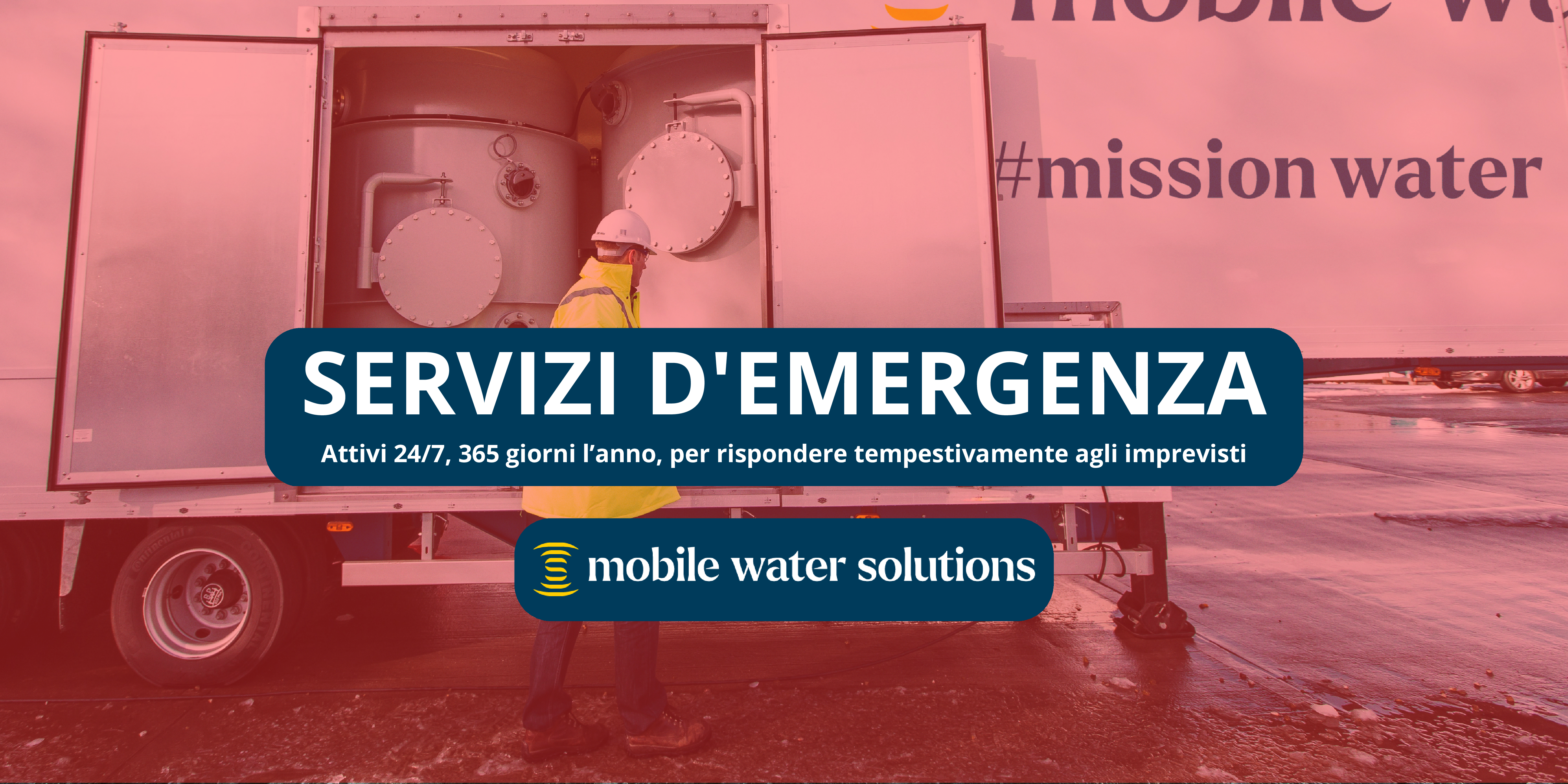 Servizi d’emergenza: Impianti temporanei di trattamento delle acque