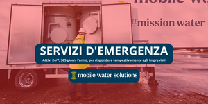 Servizi d’emergenza: Impianti temporanei di trattamento delle acque