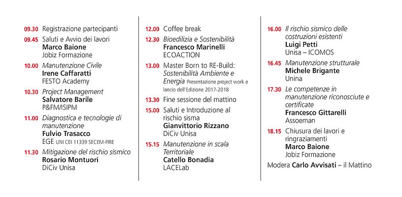 Il 21 marzo a Salerno si terrà la settima edizione di MaintenanceTime
