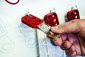 Pannelli porta-utensili per il lockout/tagout