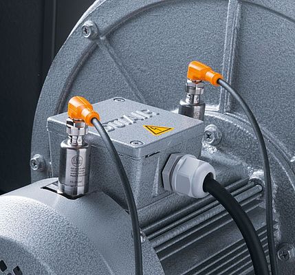 La serie VVB di ifm è ideale per l’applicazione su macchine semplici come pompe centrifughe, ventilatori e motori elettrici