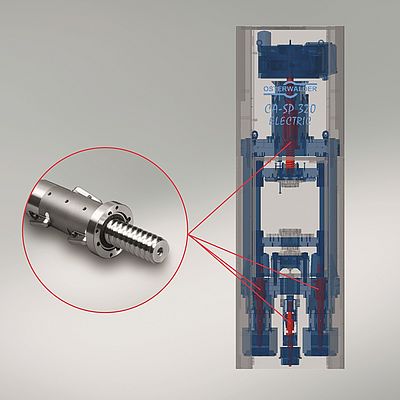 Pressa per polveri - Azionamento servo-elettrico in sostituzione di quello oleodinamico