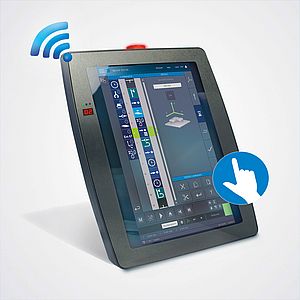 Pannello operatore wireless, con funzioni multi-touch