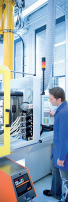 Temperature control for injection moulding tools