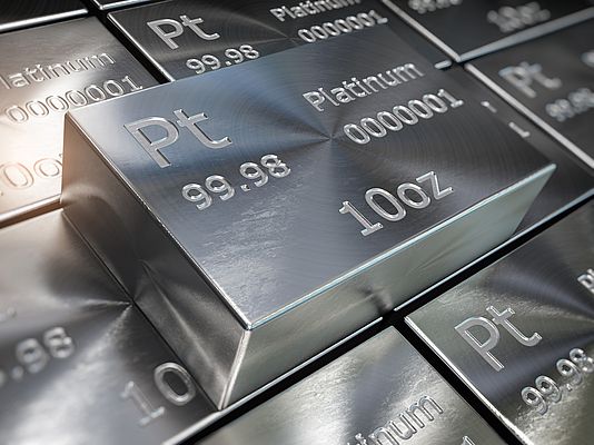 One of the recycled precious metals is platinum.