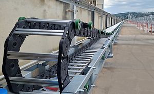 Individual Cable Carrier With 120 Meters Travel Length for a Hydropower Plant