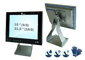 Versatile Stainless-Steel Touch PC