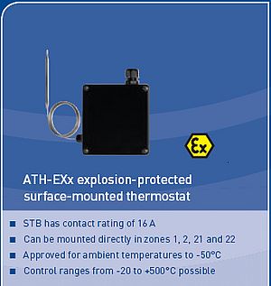 ATH-EXx surface mounted thermostat