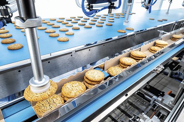 Product-specific suction tools gently position each product. Picture: Gerhard Schubert GmbH