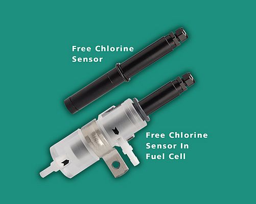 Real-time free chlorine sensor