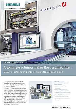 SIMATIC – safe and efficient automation for machine builders