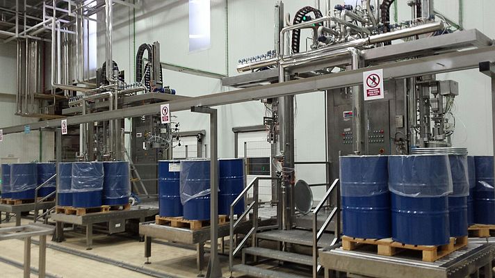 Aseptic filling can be used with a range of packaging from small pouches to barrels and bulk containers