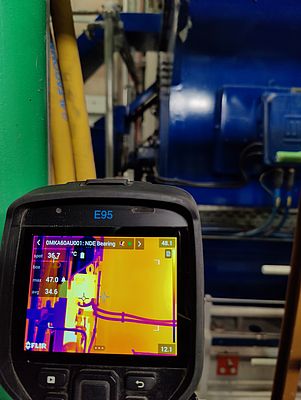 The addition of pre-planned routes, created in Thermal Studio and dowloaded to a camera with built-in Inspection Route Software, allows the team to inspect more assets, faster and more efficiently.