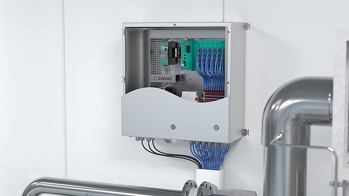 Complete APL enclosure solution in a pharmaceutical environment. Picture: Pepperl+Fuchs SE