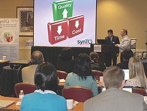 News from synTQ user conference underlines a shift in development and production technology for the pharma industry