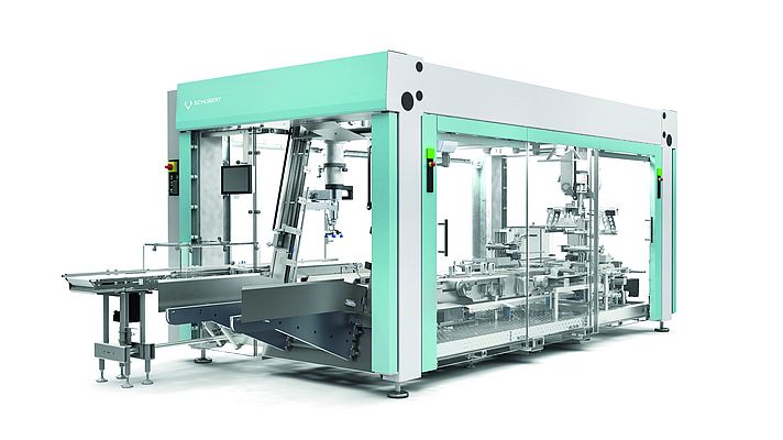 The LIGHTLINE range has recently been expanded to include a case packer for wrap-around boxes. Picture: Gerhard Schubert GmbH