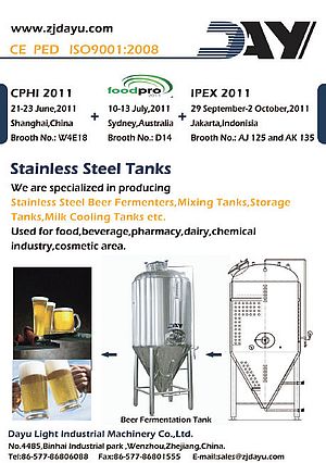Stainless steel tanks