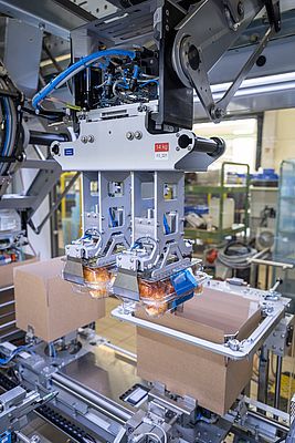 The secondary or tertiary packaging protects the products during transport. Picture: Gerhard Schubert GmbH