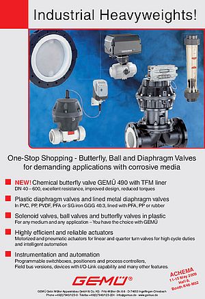 Butterfly, Ball and Diaphragm Valves