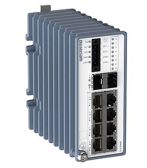 Compact Industrial PoE Switch