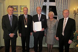 Honorary doctorate for Dietmar Harting