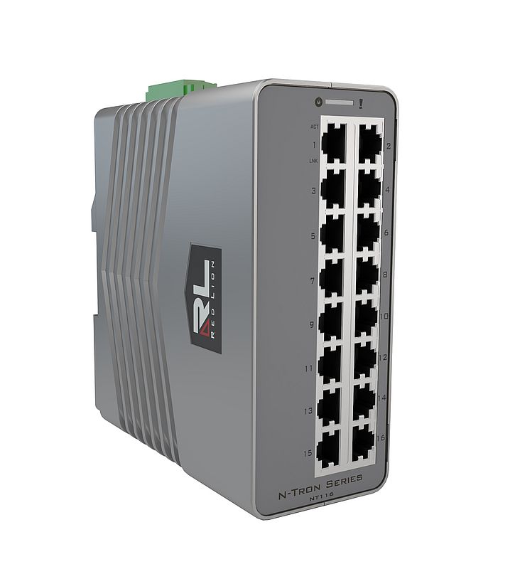 Unmanaged 16-Port Industrial Ethernet Switch