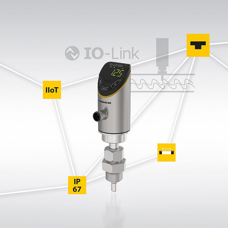 Robust Flow Sensor with IO-Link
