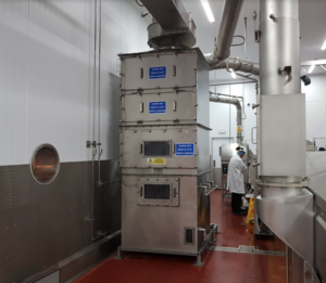 Odour Control Problem Solved in High-Temperature Frying Environment with Sticky Particulates