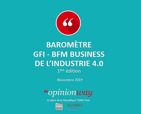 Premier baromètre Gfi-Opinionway-BFM Business sur l’Industrie 4.0