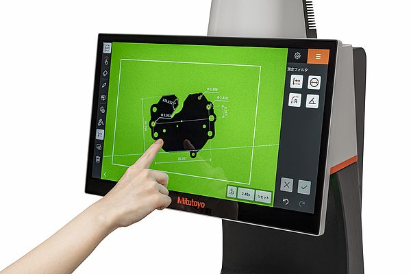 La fonction Caliper Snap assure un alignement rapide et numérique de la règle pour des résultats précis