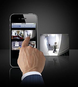 Enregistreur vidéo numérique, visualisation à distance live sur Apple iPhone