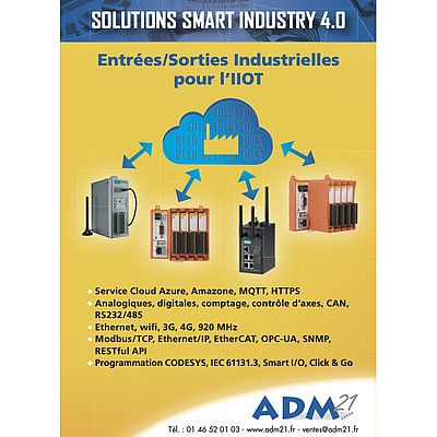 Solutions Industrie 4.0 d'ADM21