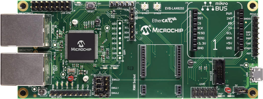 Ethernet industriel : les composants de Microchip pour l’EtherCAT