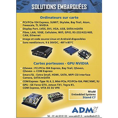 Solutions embarquées ADM21