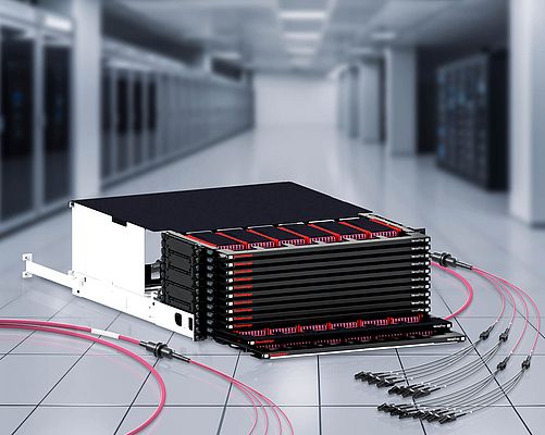 Système de plateaux modulaire pour le câblage des centres de données