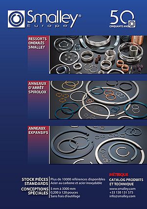 Smalley Steel Ring Company présente son nouveau catalogue