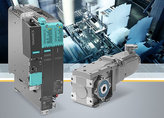 L’intégration complète du servomotoréducteur Simotics S-1FG1 à la plateforme Totally Integrated Automation (TIA) simplifie la configuration et la mise en service