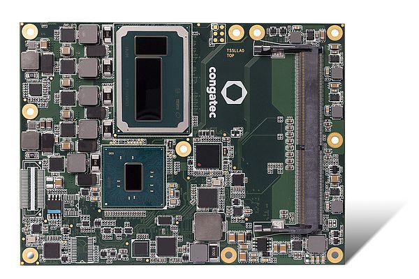 Le conga-TS175 est disponible avec deux processeurs Intel Xeon quad Core